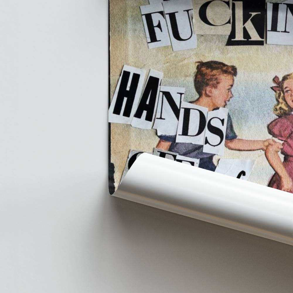 Haal je handen van Poster