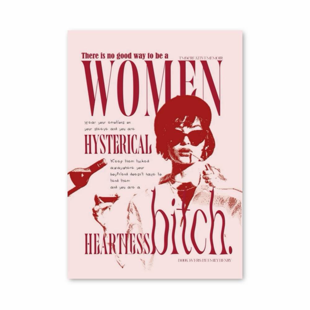 Poster Feministe Énervée