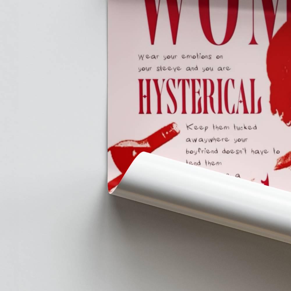 Boze feministische poster