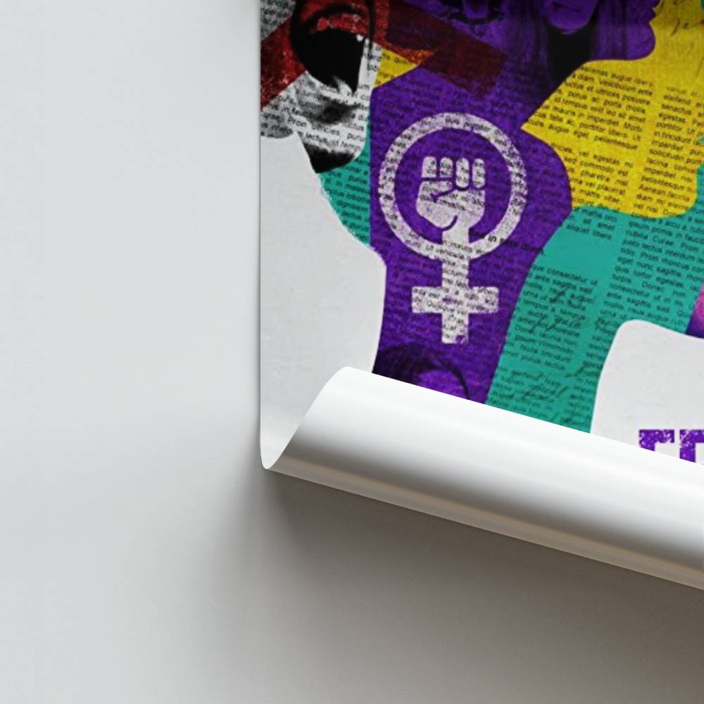 Feministische machtsposter
