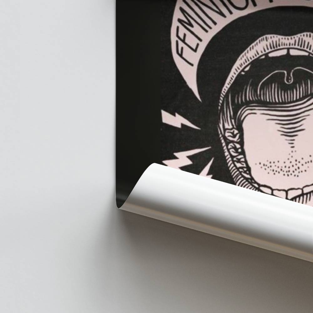 Poster Feministisch is geen vies woord