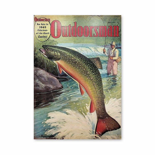 Poster Pêcheur Aventure