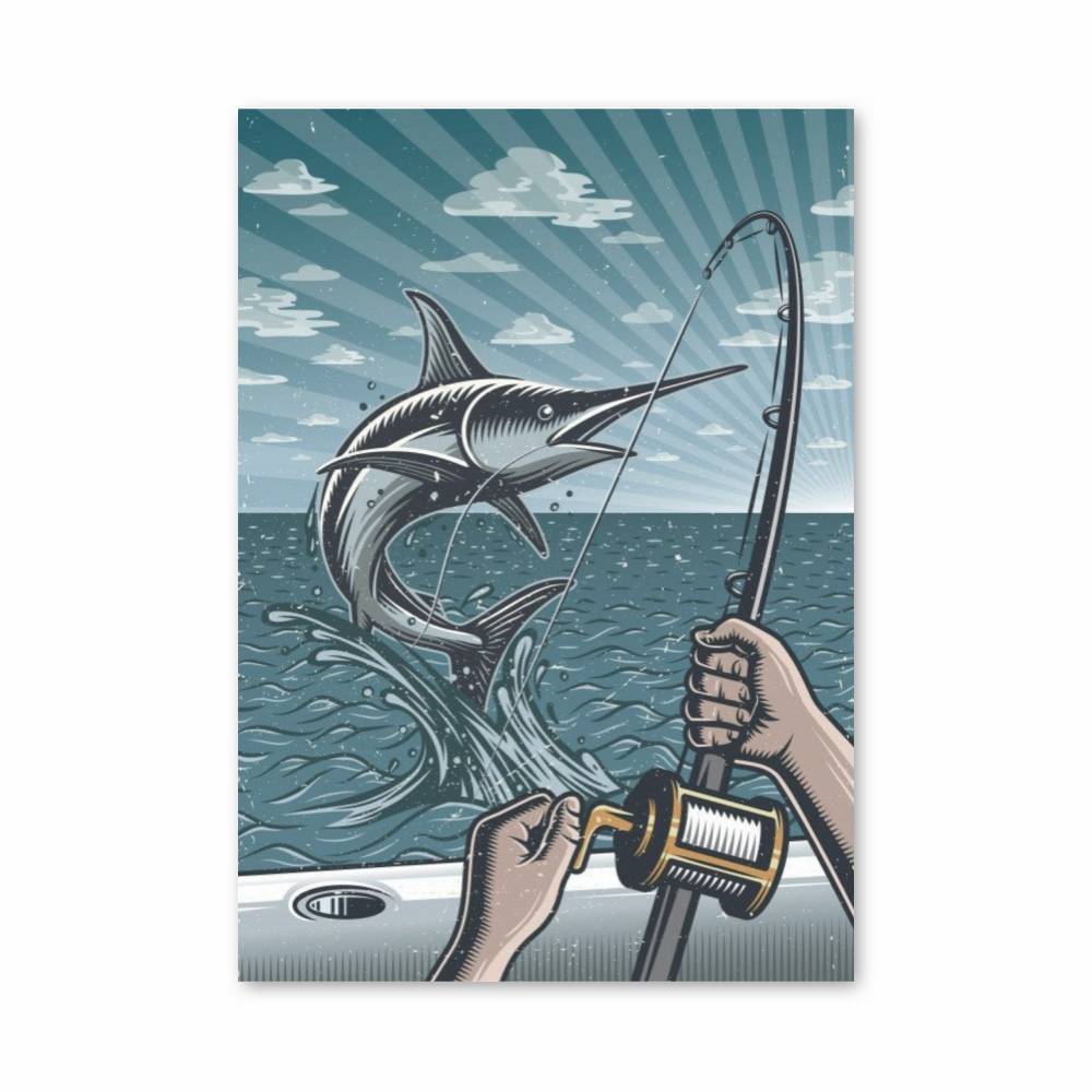 Poster Marlin Éclatant