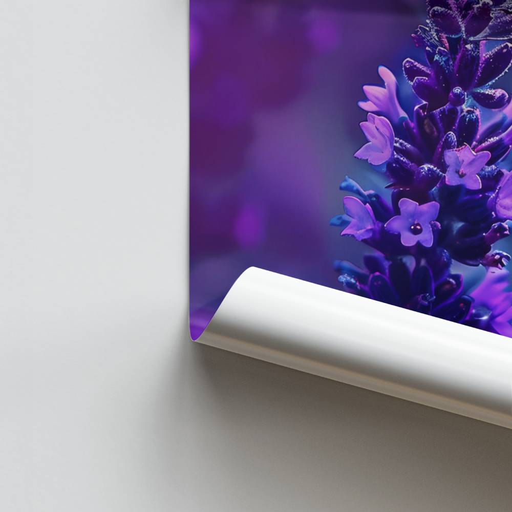 Mystieke lavendelposter