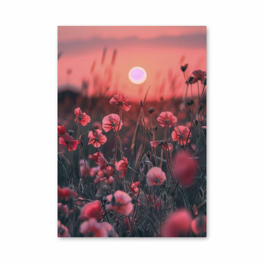 Poster Crépuscule Florissant