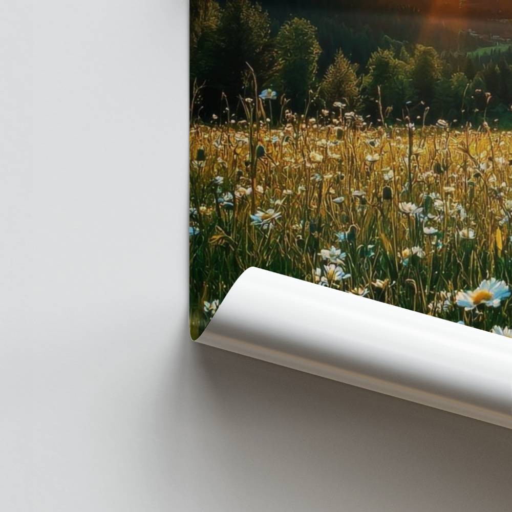 Poster Bloemen mijmering