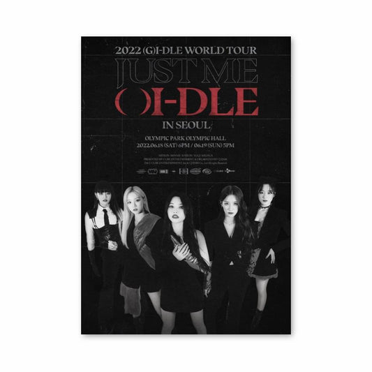 Poster Just Me GI-DLE en Séoul