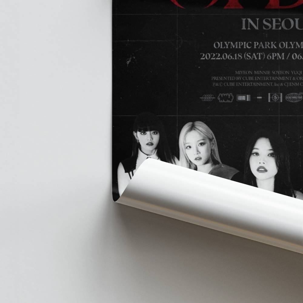 Poster Just Me GI-DLE in Seoel