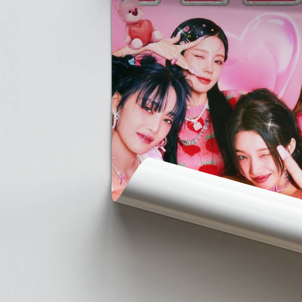 Ik voel me Pink Vibes-poster
