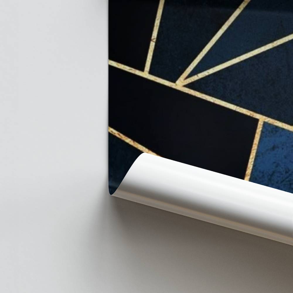 Geometrische elegantie poster