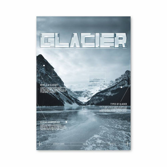 Poster Glacier Sérénité