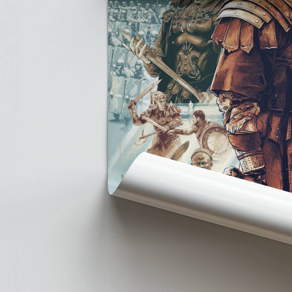 Romeinse krijgerposter