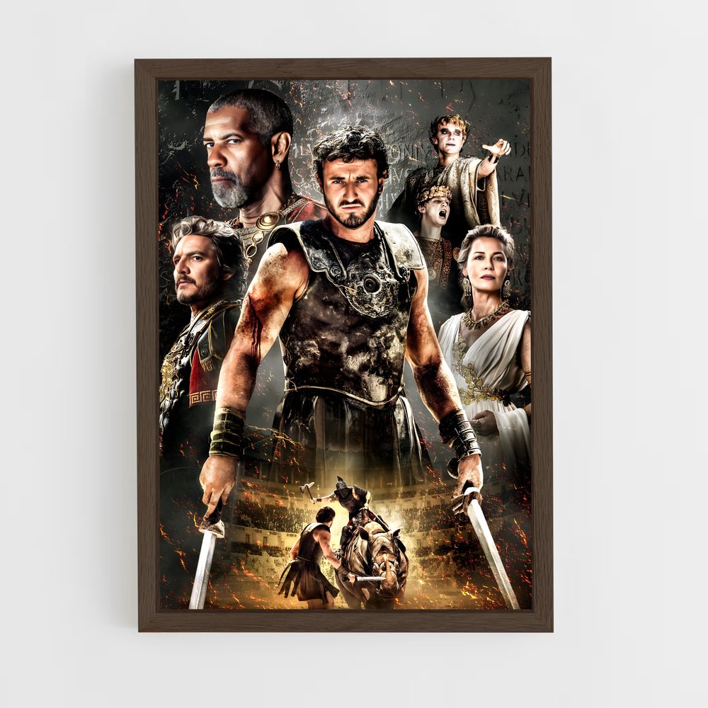 gladiator-7 cadre Bois foncé