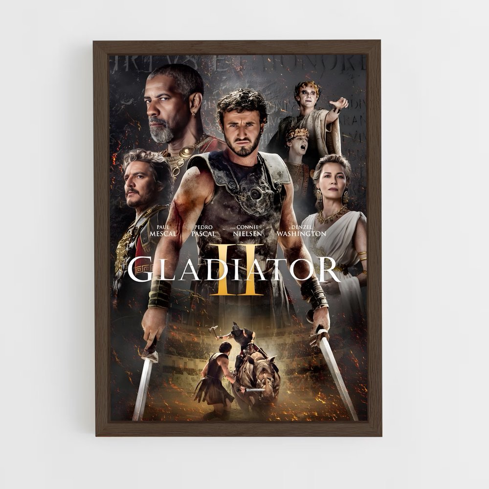 gladiator-8 cadre Bois foncé