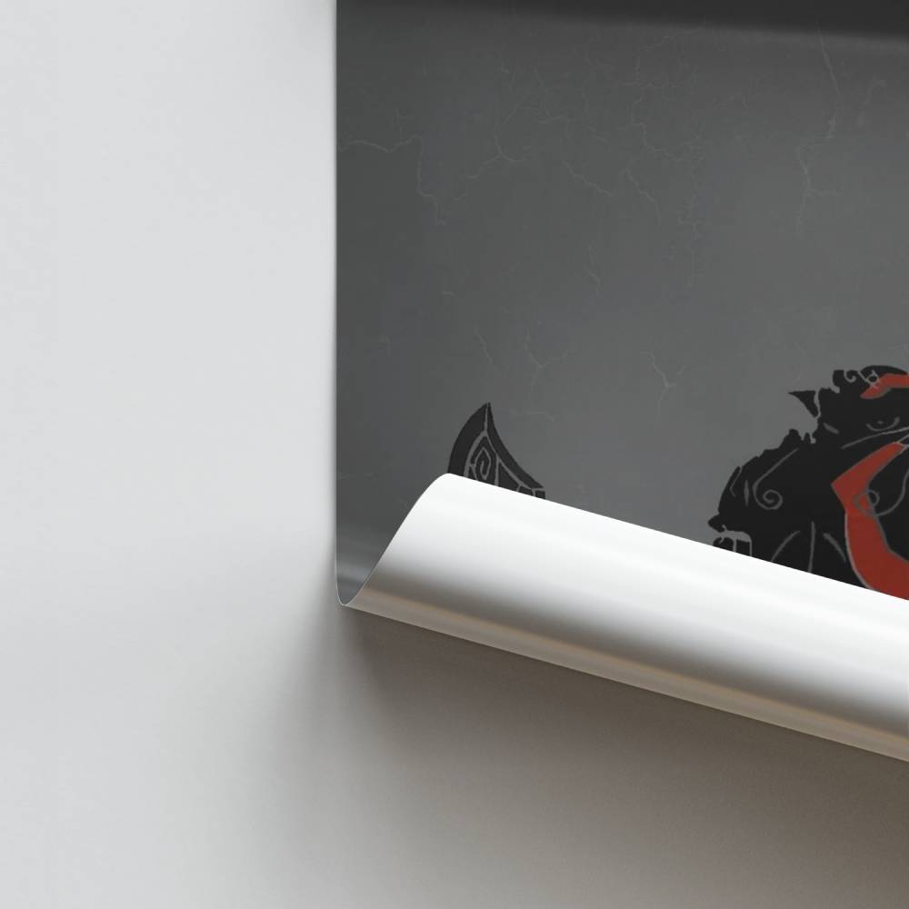 Bloeddorstige krijger poster