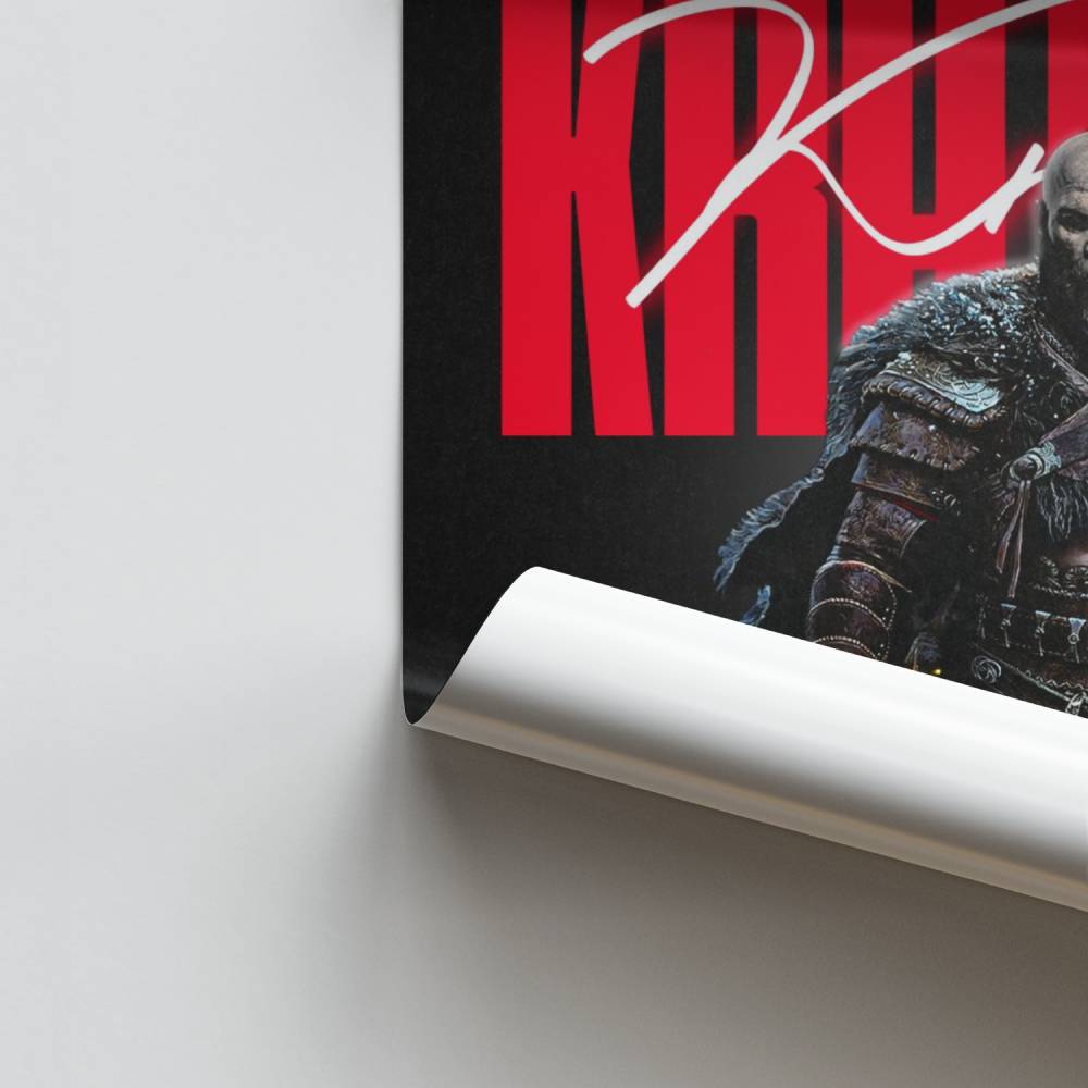 Legendarische Kratos-poster
