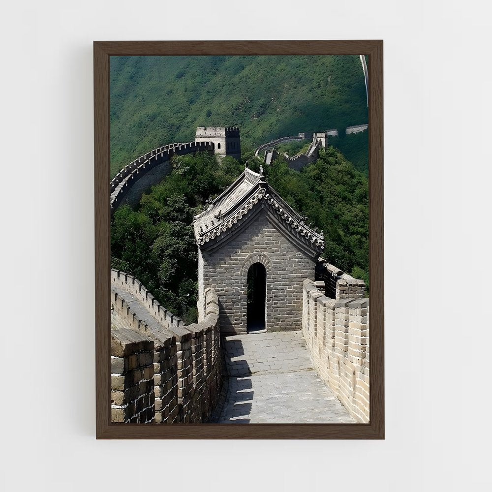 great-wall-of-china-12 cadre Bois foncé