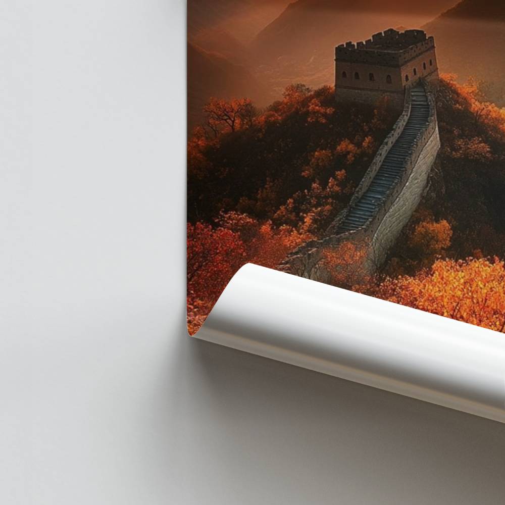 Poster Aurore Dorée sur la Muraille