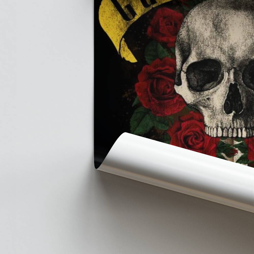 Poster Nightrain Skulls and Roses