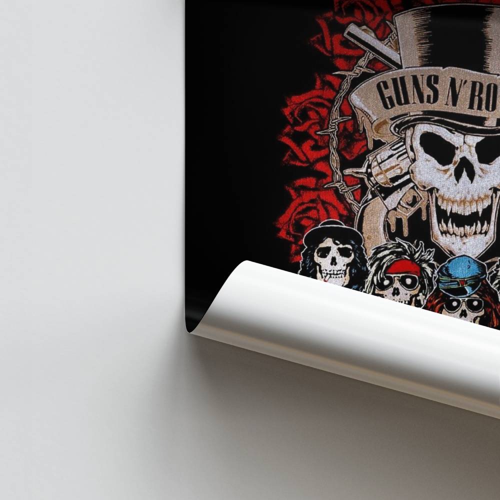 Poster Rock schedels collectie