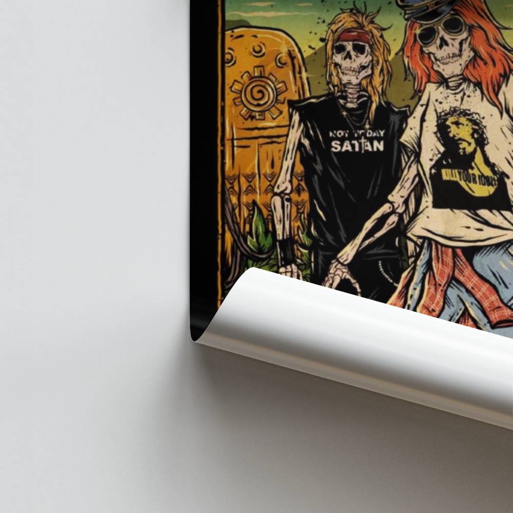 Affiche Guns N' Roses Bogota 2022