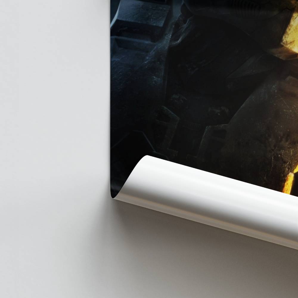 Halo strijder-poster