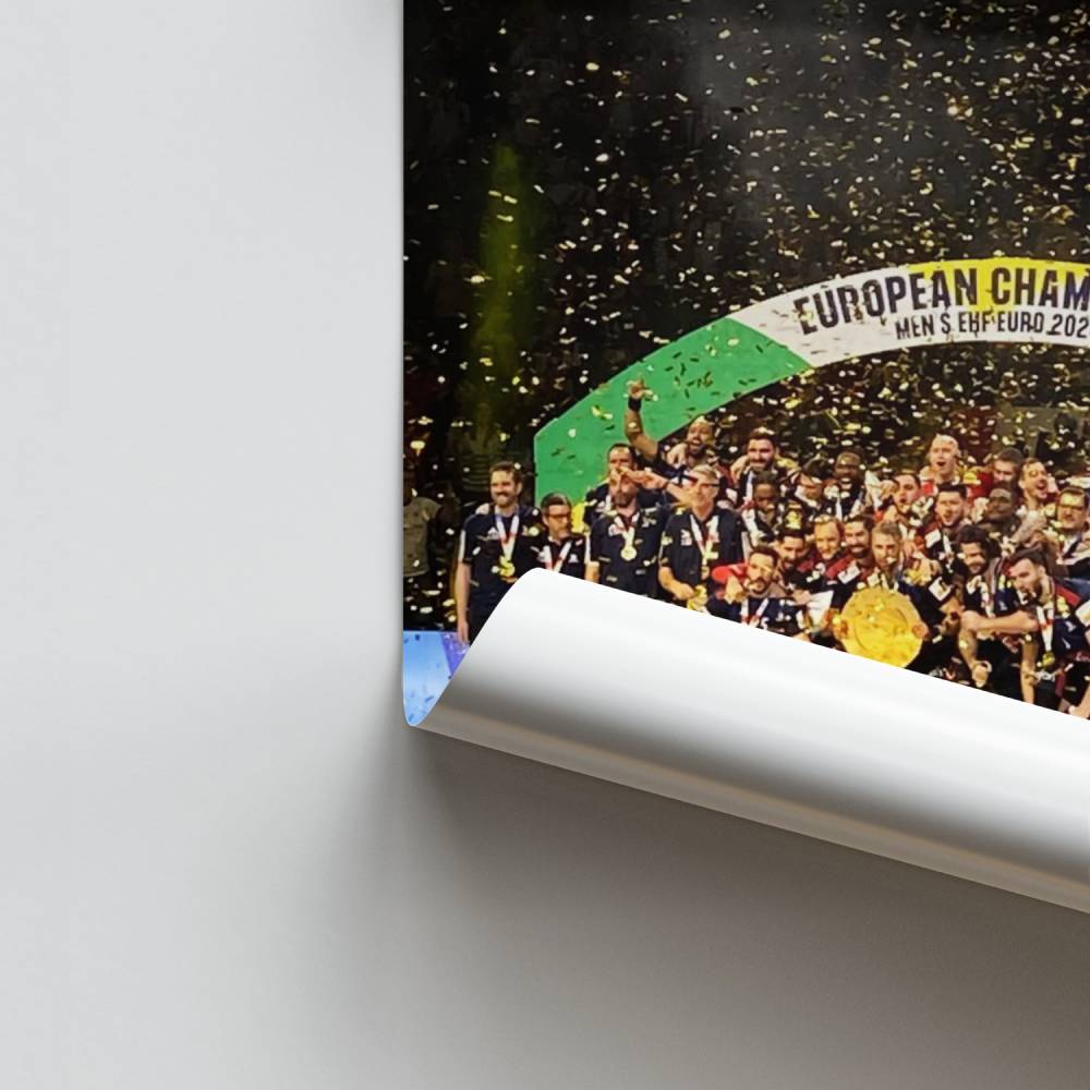 Poster Europese handbalkampioenen