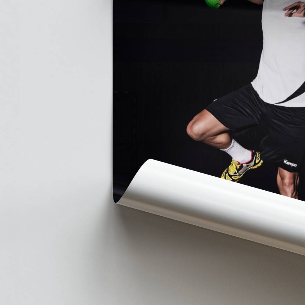 Handbal luchtactie poster