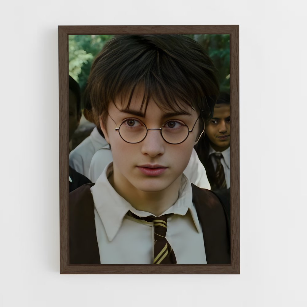 harry-potter-1 cadre Bois foncé
