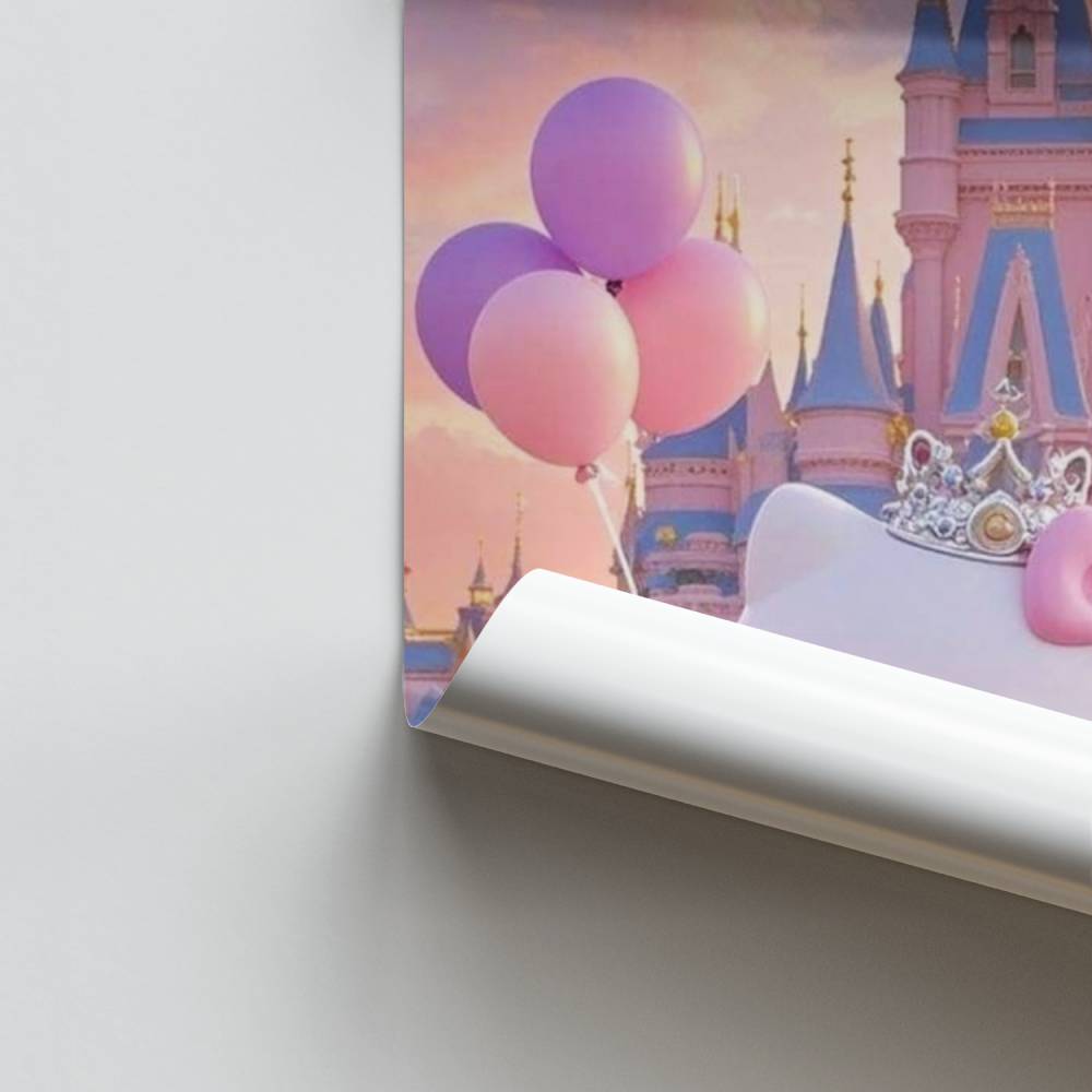 Hello Kitty prinses fantasie poster