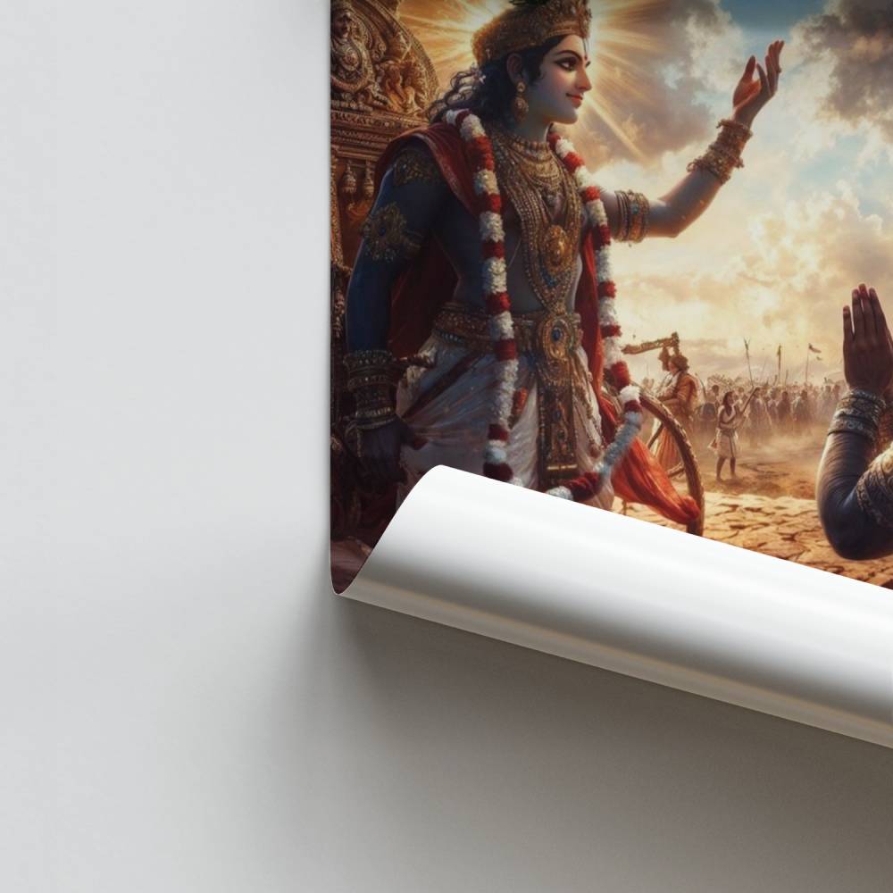 Goddelijke ontmoetingsposter