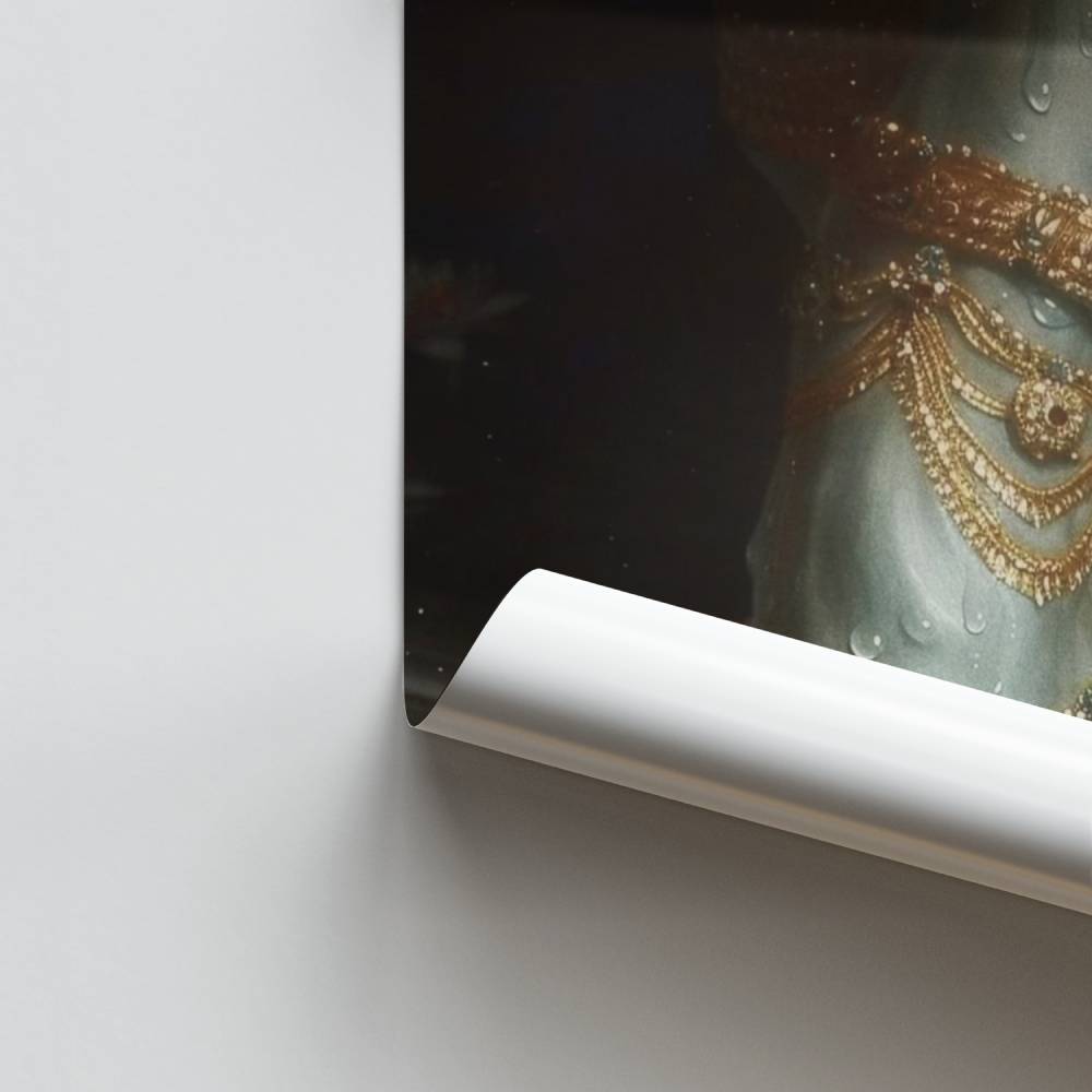 Decoratieve sereniteit poster