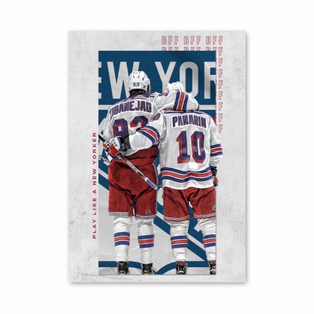 Poster New York Hockey Duo