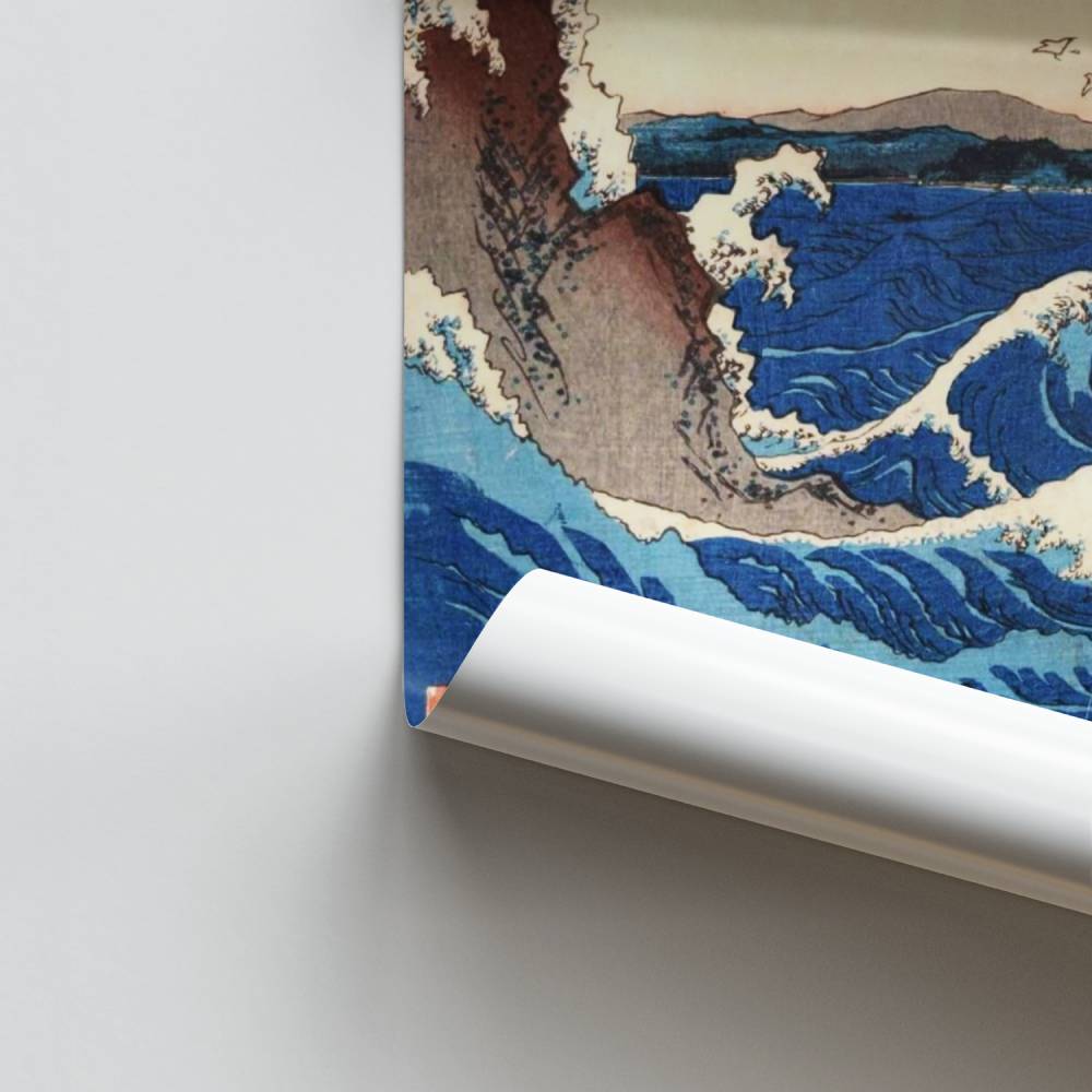 Poster Vagues Écumeuses