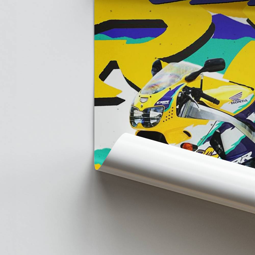 Retro Fireblade-poster