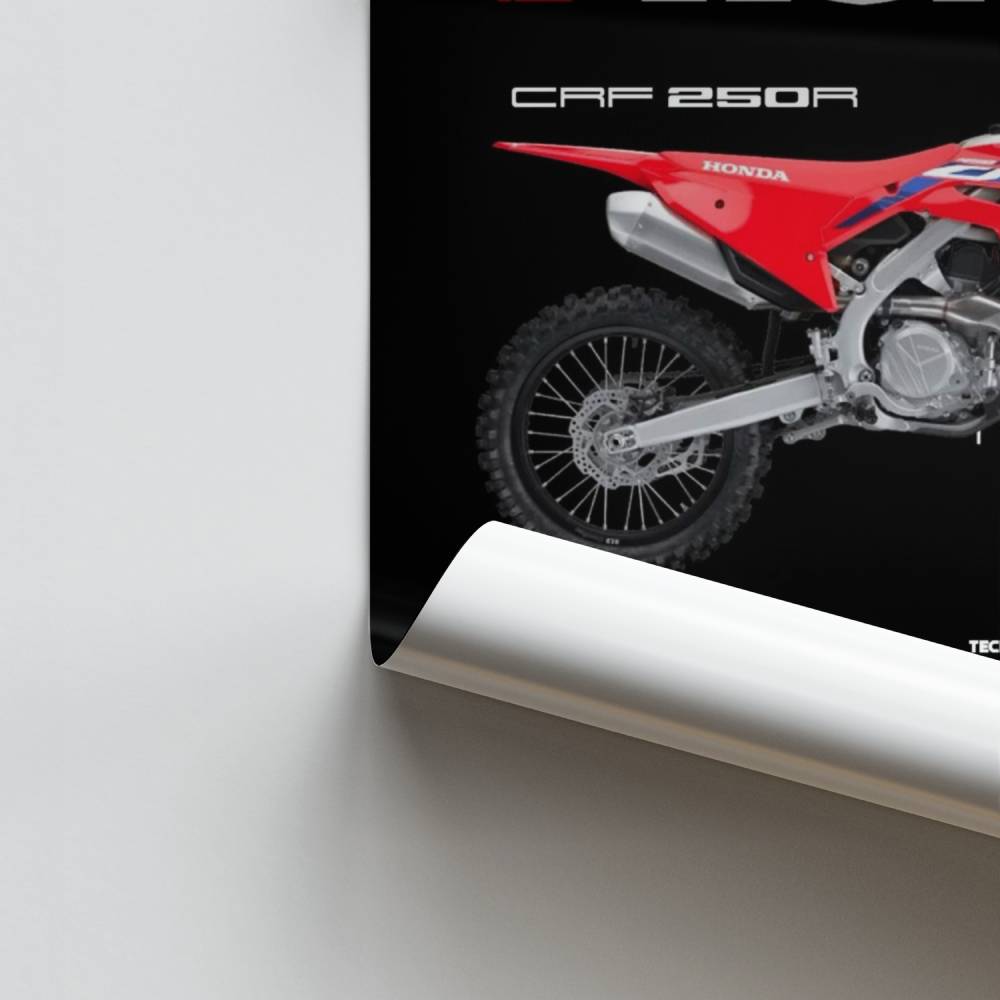 Honda CRF250R raceposter