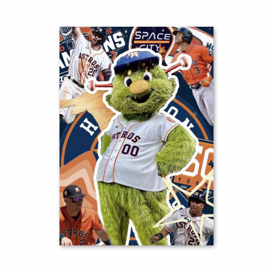 Poster Space City Astros