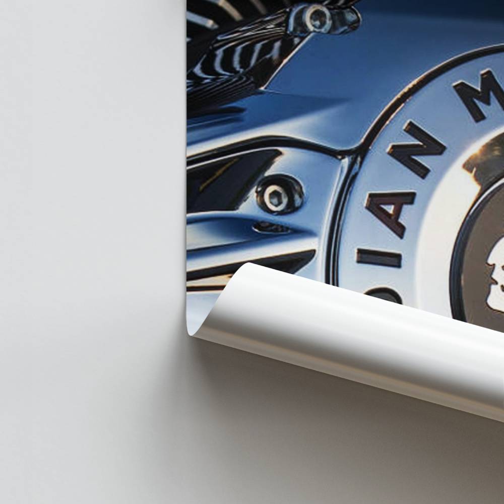 Indiase motorfiets erfgoed poster