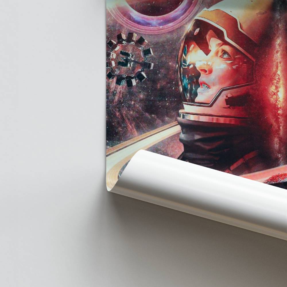 Poster Reis door de sterren