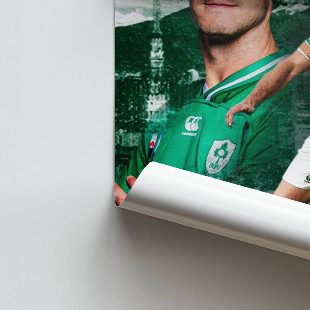 Poster Elanden Groen Rugby
