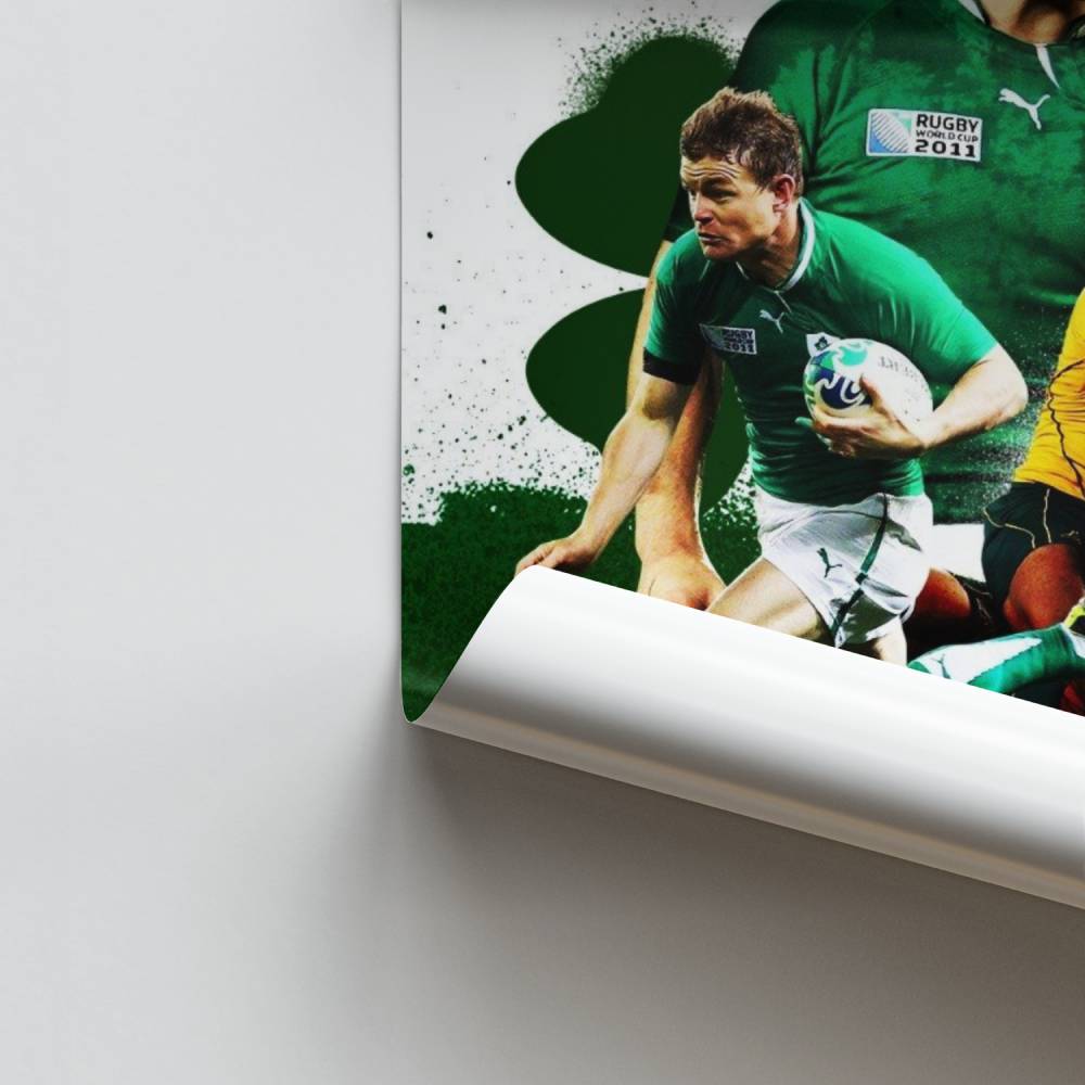 Poster Ierse Rugby Passie