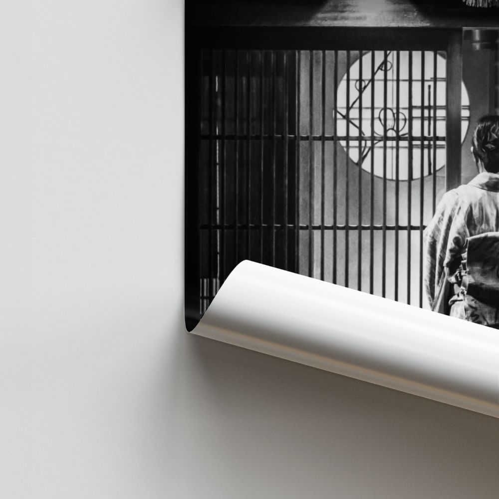 Affiche Japan Zwart en Wit