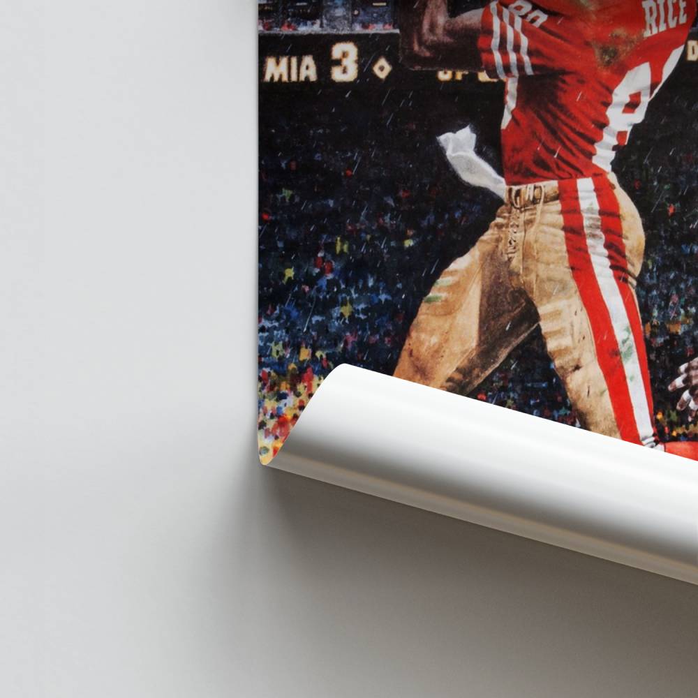 Legendarische Touchdown-poster