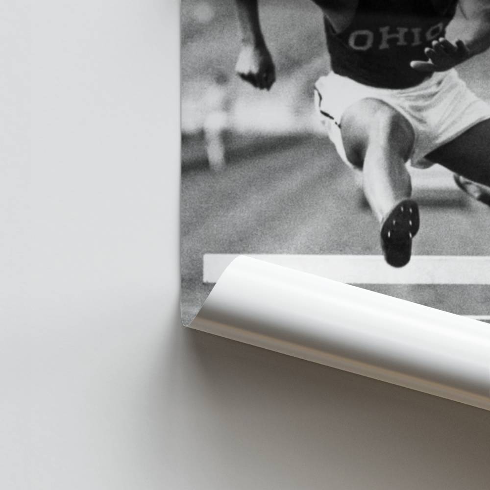 Olympische sprintposter