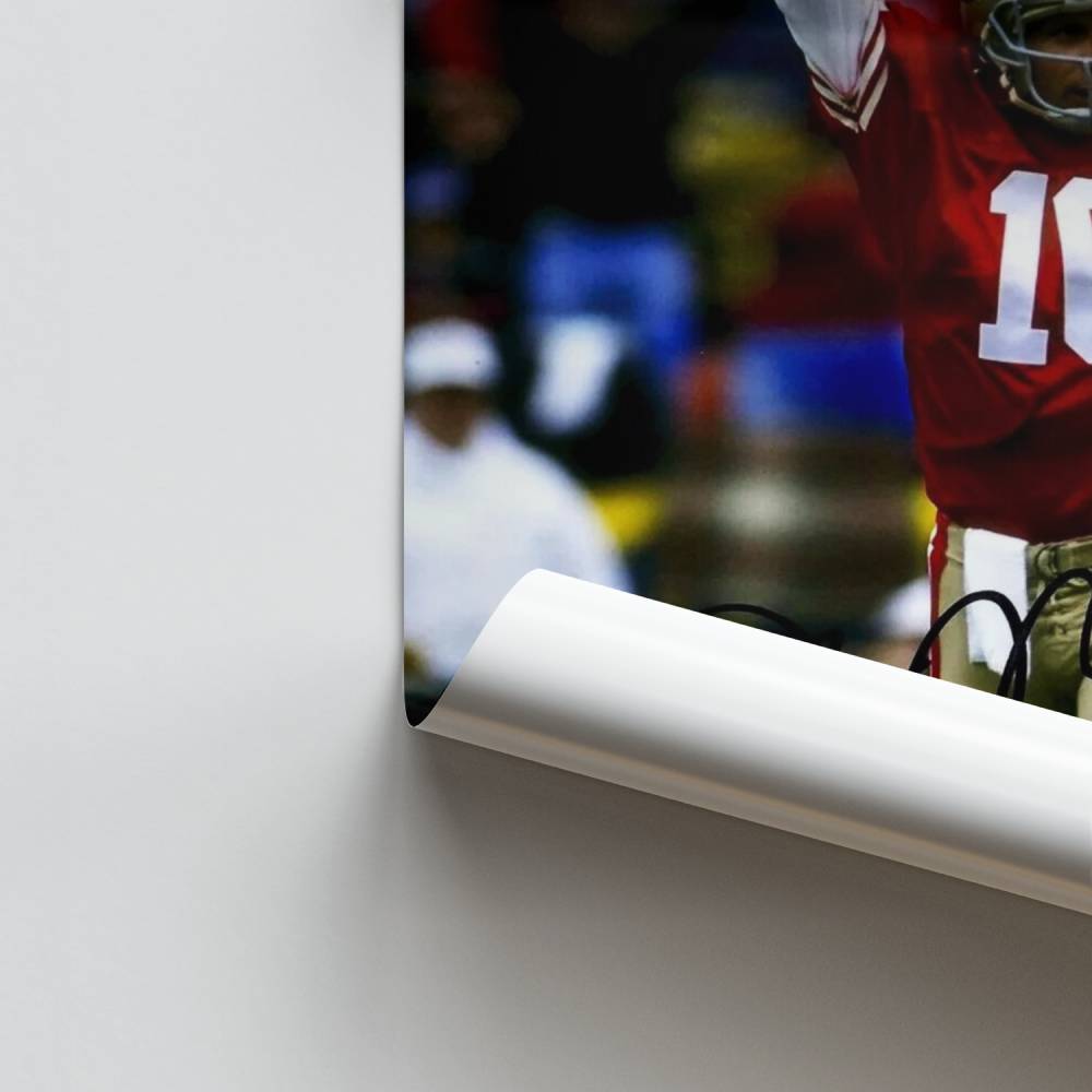Quarterback overwinning poster