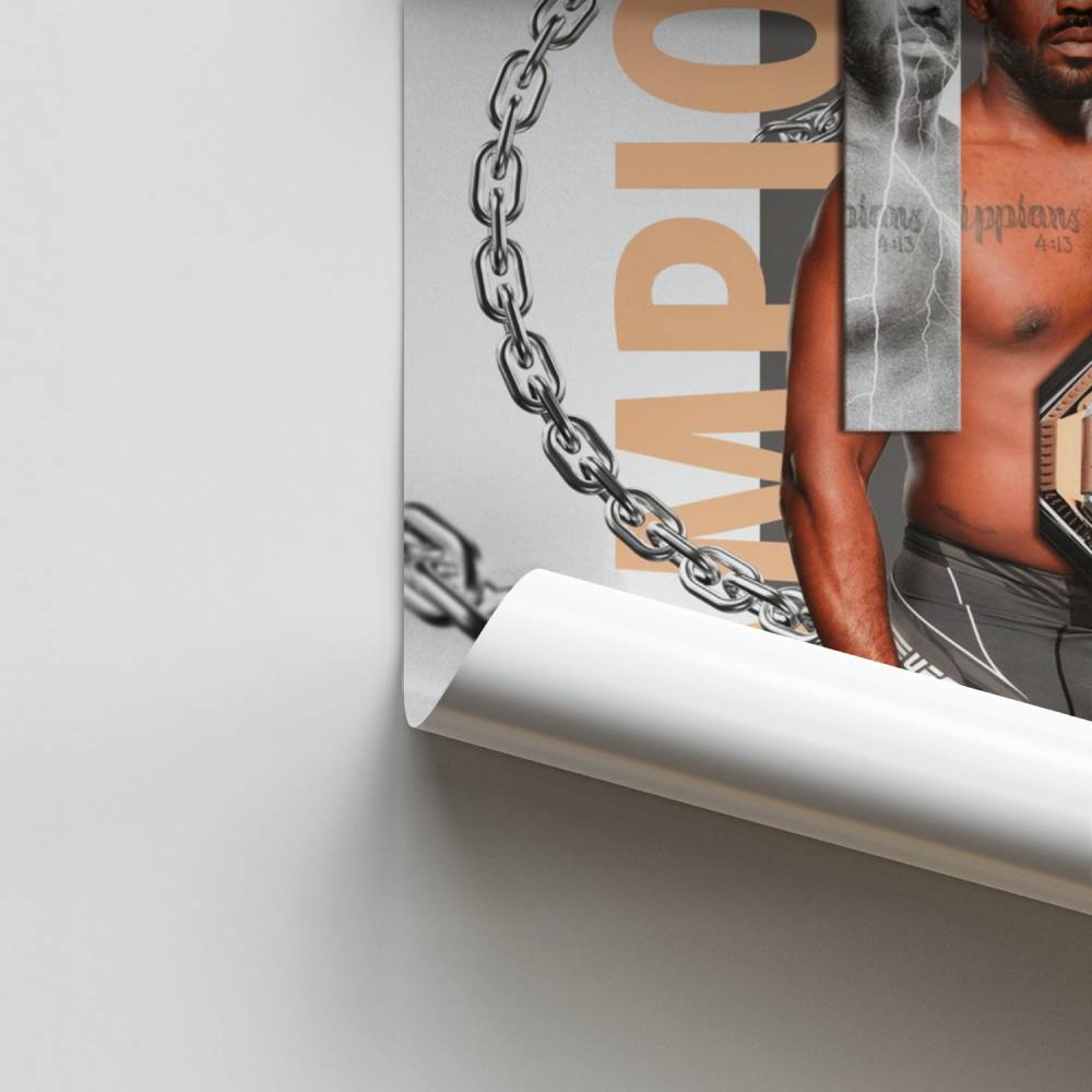 Poster MMA-kampioen