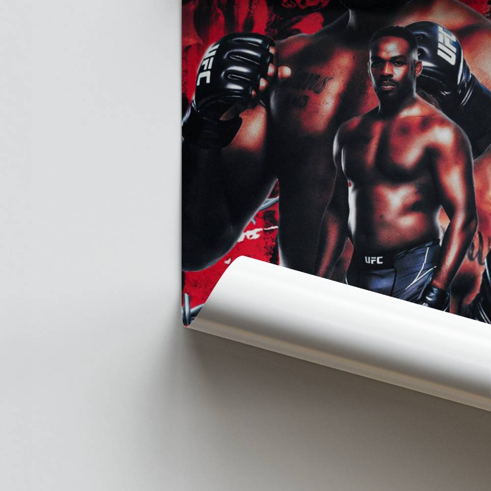 Intense krijgerposter