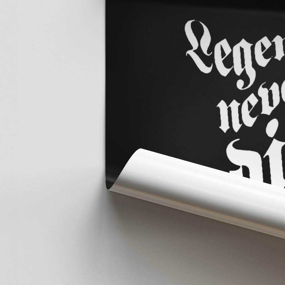 Posterlegendes sterven nooit