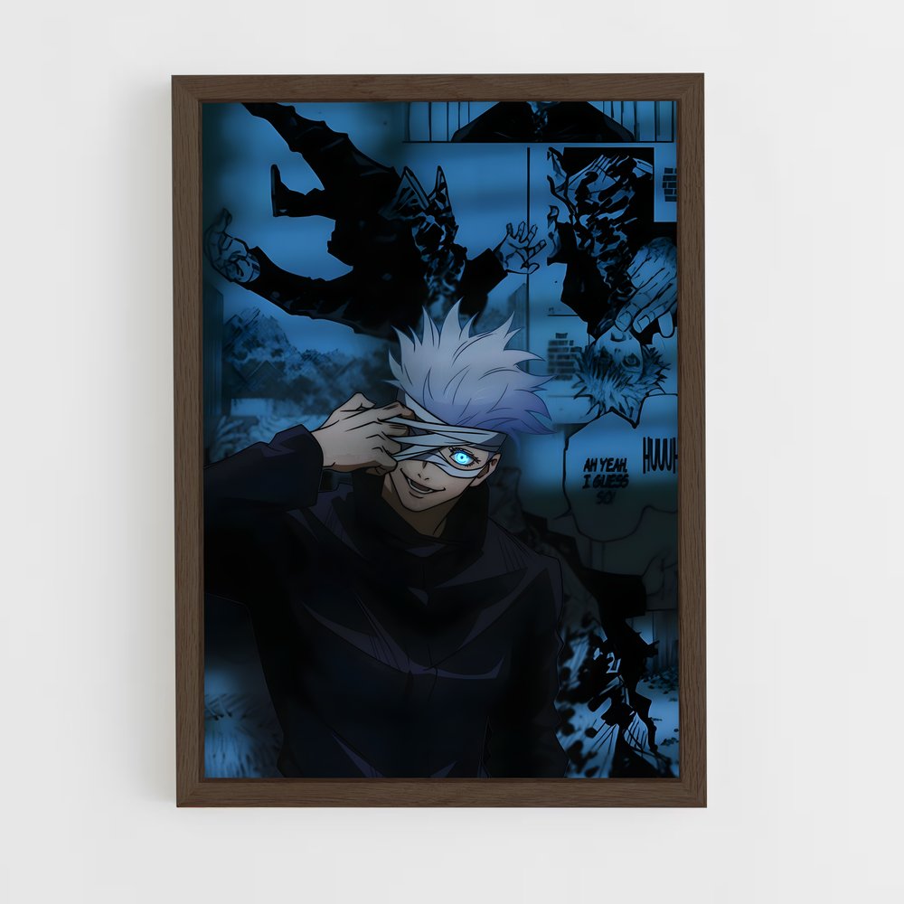 jujutsu-kaisen-13 cadre Bois foncé