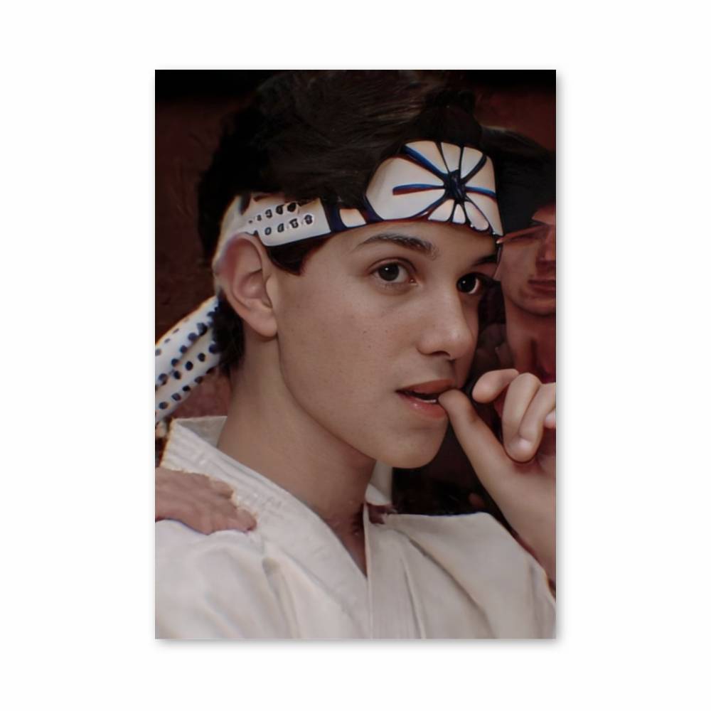 Poster Jeune Ceinture Blanche